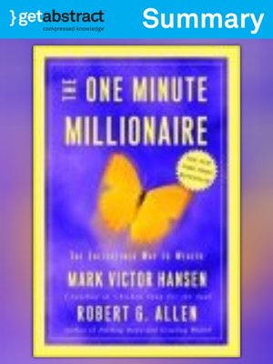 cover image of The One Minute Millionaire (Summary)
